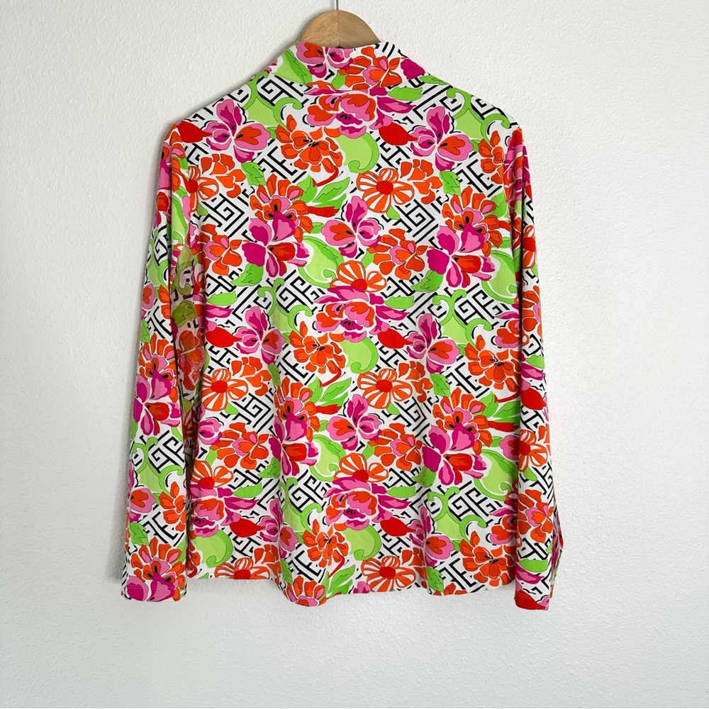 Ibkul Printed Tunic Top Floral XL - Picture 3 of 7